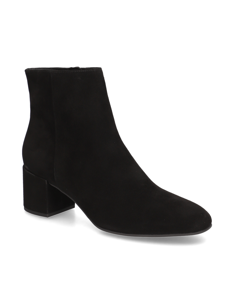 Högl-Veloursleder-Stiefelette-schwarz