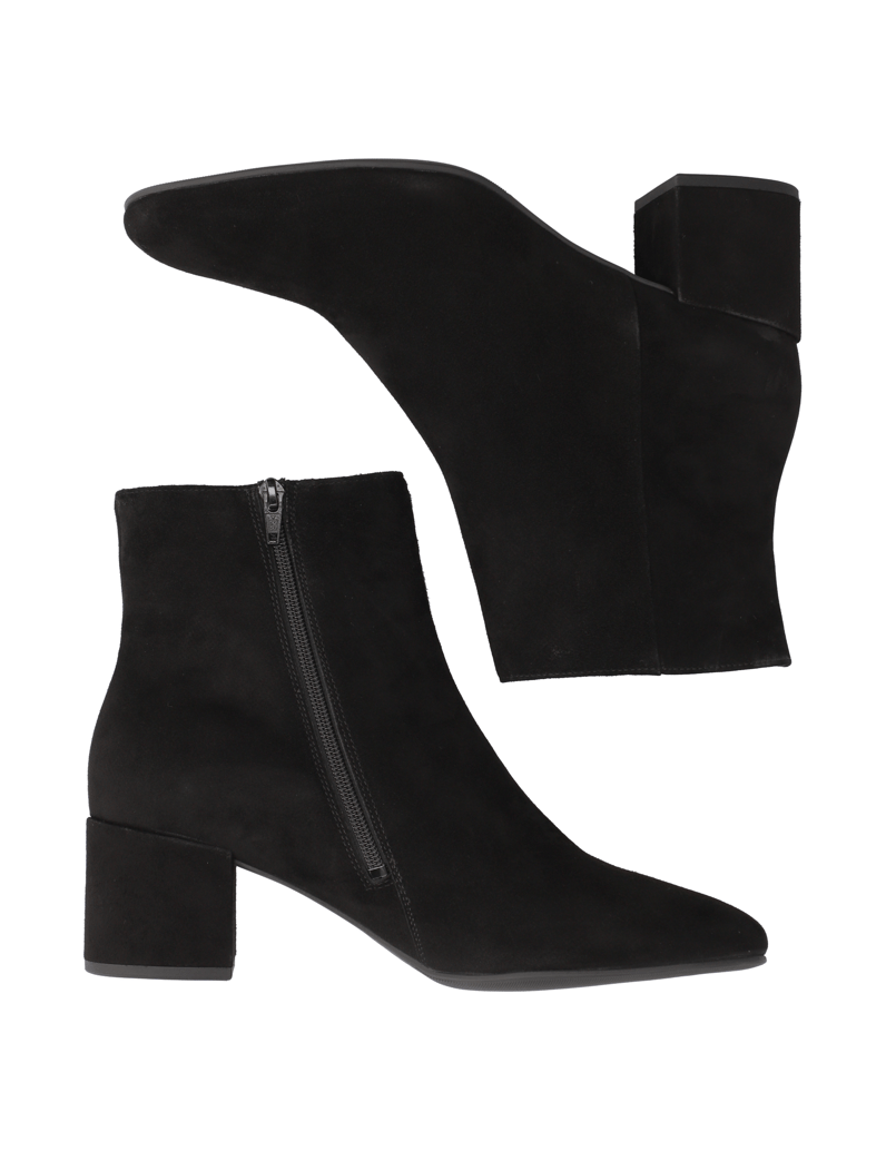 Högl-Veloursleder-Stiefelette-schwarz