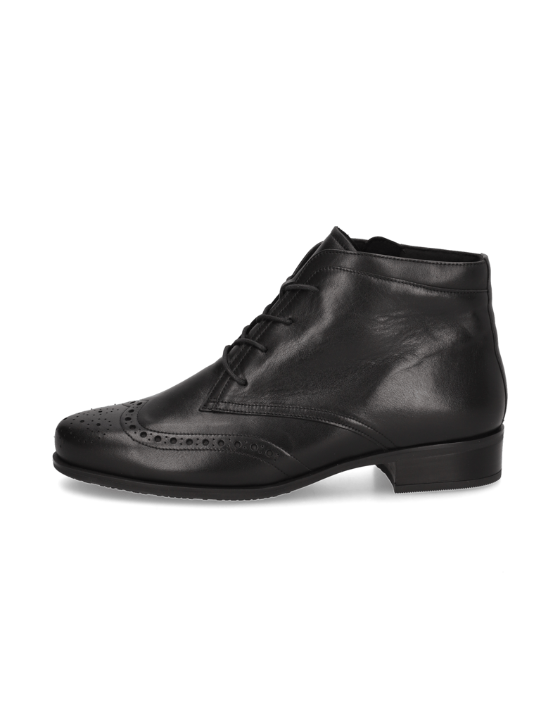 Semler-Glattleder-Stiefelette-schwarz