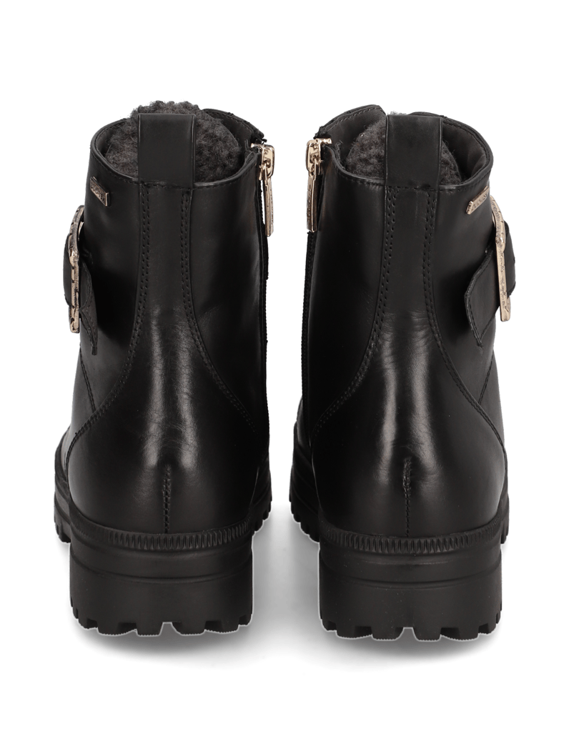 TAMARIS-Comfort-hladká-kůže-šněrovací-kotníčkové-bo-černá