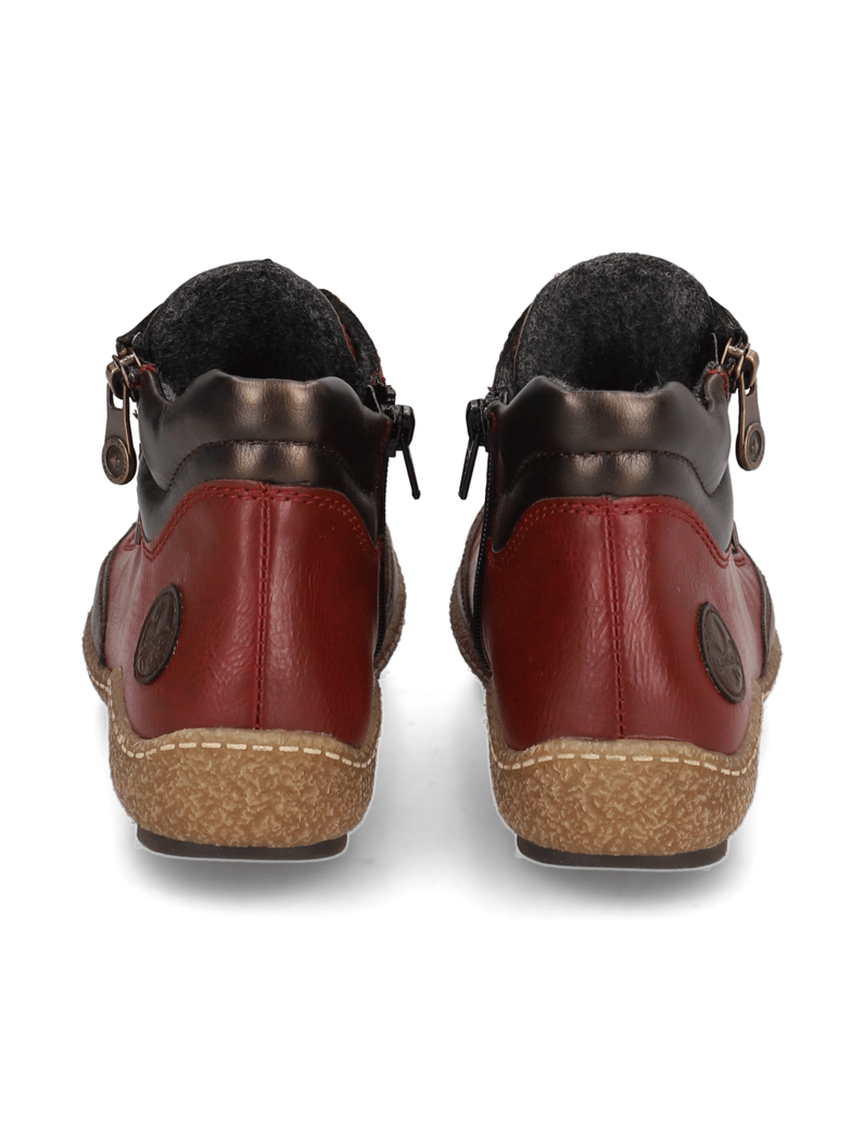 Rieker-Schnürboot-rot