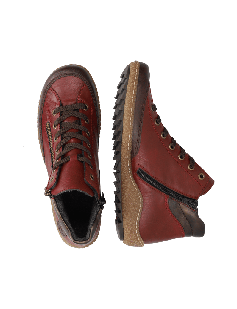 Rieker-Schnürboot-rot