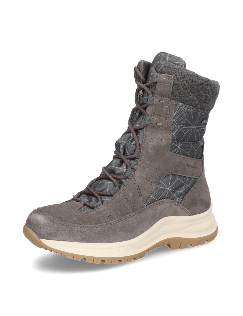 TAMARIS-Comfort-Textil-Schnürboot-schwarz