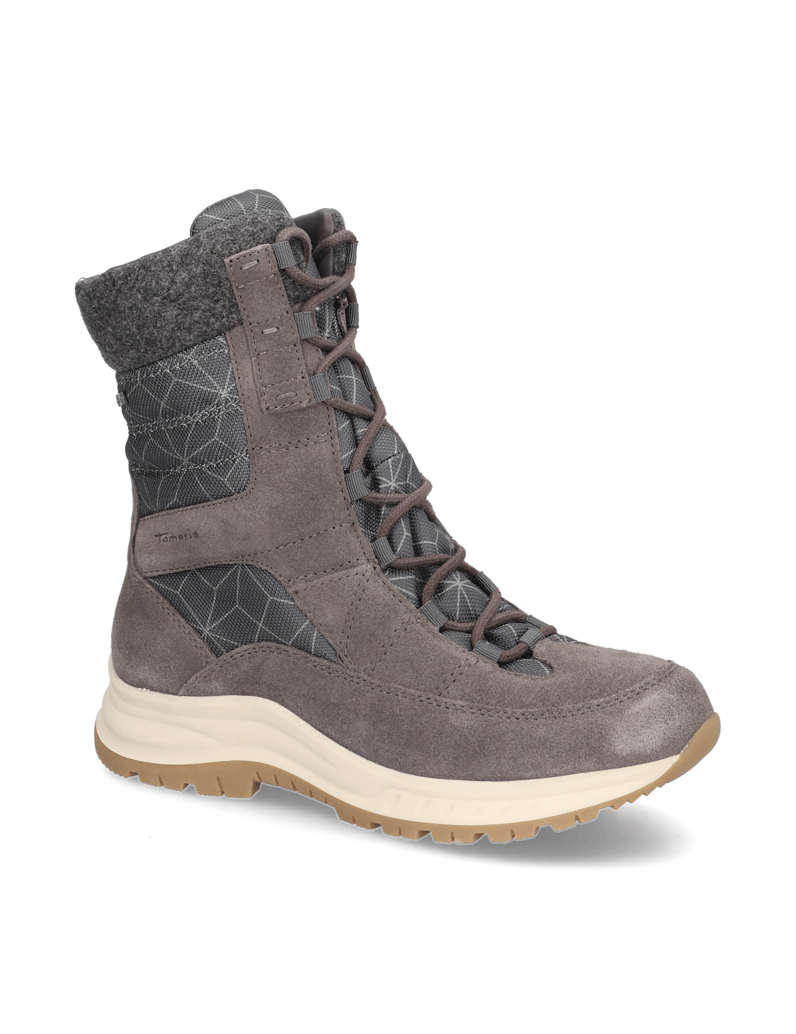 TAMARIS-Comfort-Textil-Schnürboot-schwarz