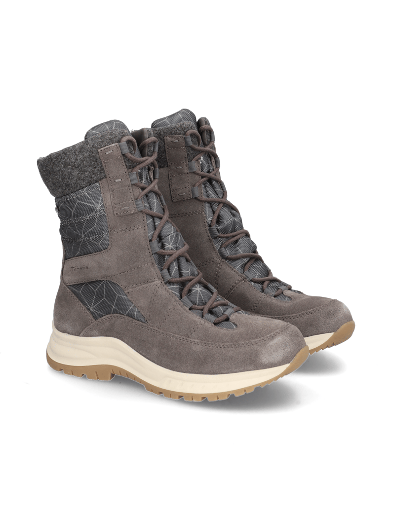 TAMARIS-Comfort-Textil-Schnürboot-schwarz