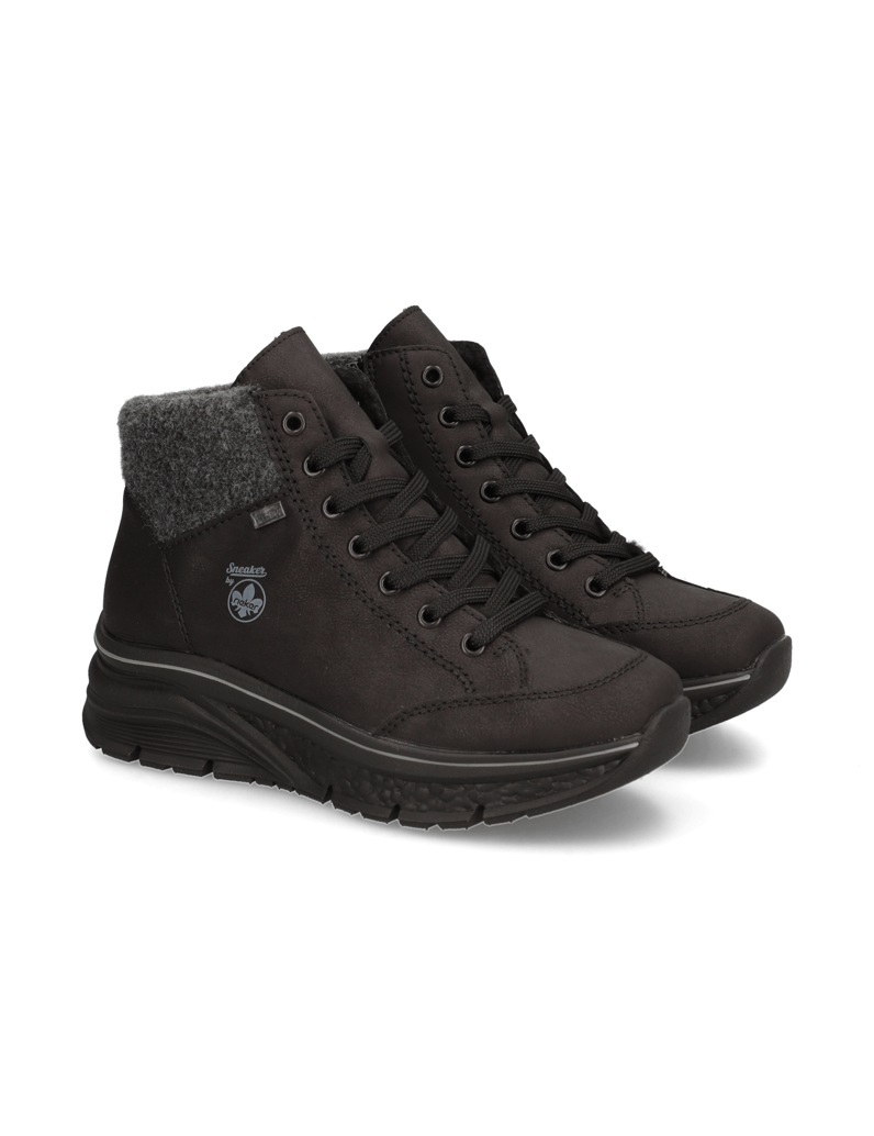 Rieker-imitácia-kože-snurovacia-obuv-schwarz