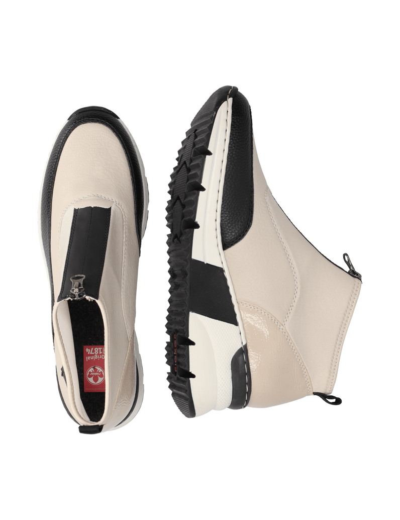 Rieker-Textil-Boot-beige