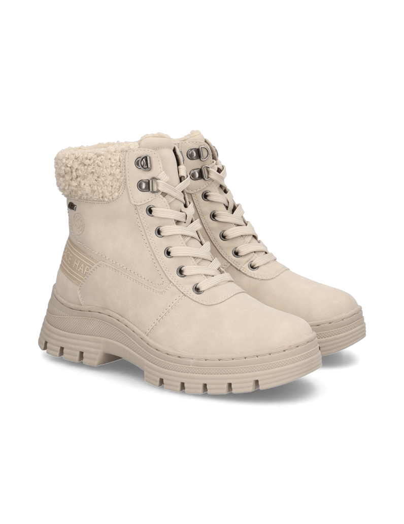 RELIFE-Imitácia-kože-šněrovací-kotníčkové-černá