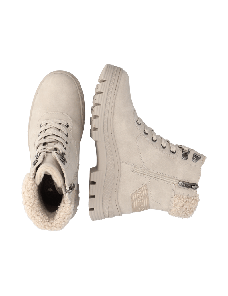 RELIFE-Imitácia-kože-šněrovací-kotníčkové-černá