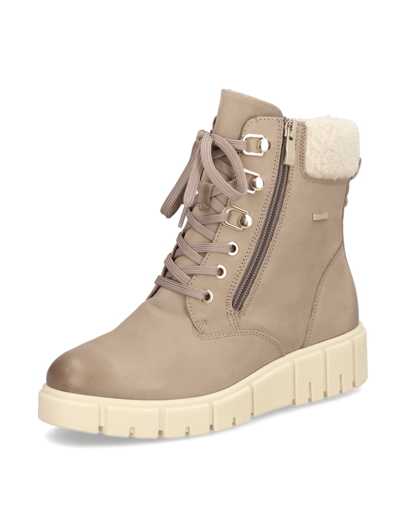 DELKA-nubuk-snurovacia-obuv-béžová