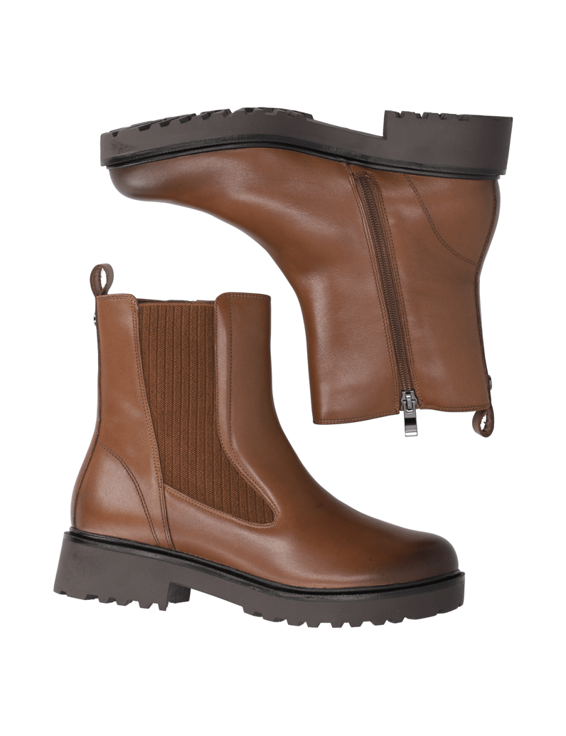 DELKA-hladká-koža-chelsea-boots-koňaková