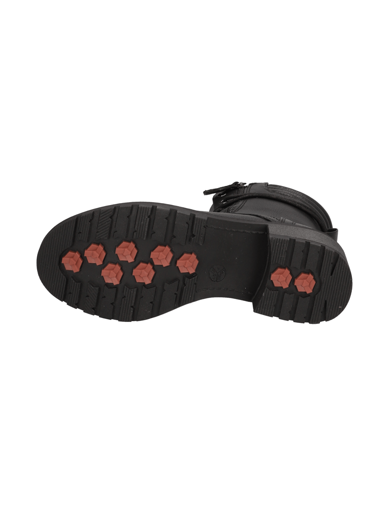 DELKA-imitácia-kože-snurovacia-obuv-čierna