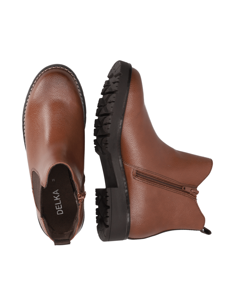 DELKA-imitacija-usnja-Chelsea-gležnjarji-črna