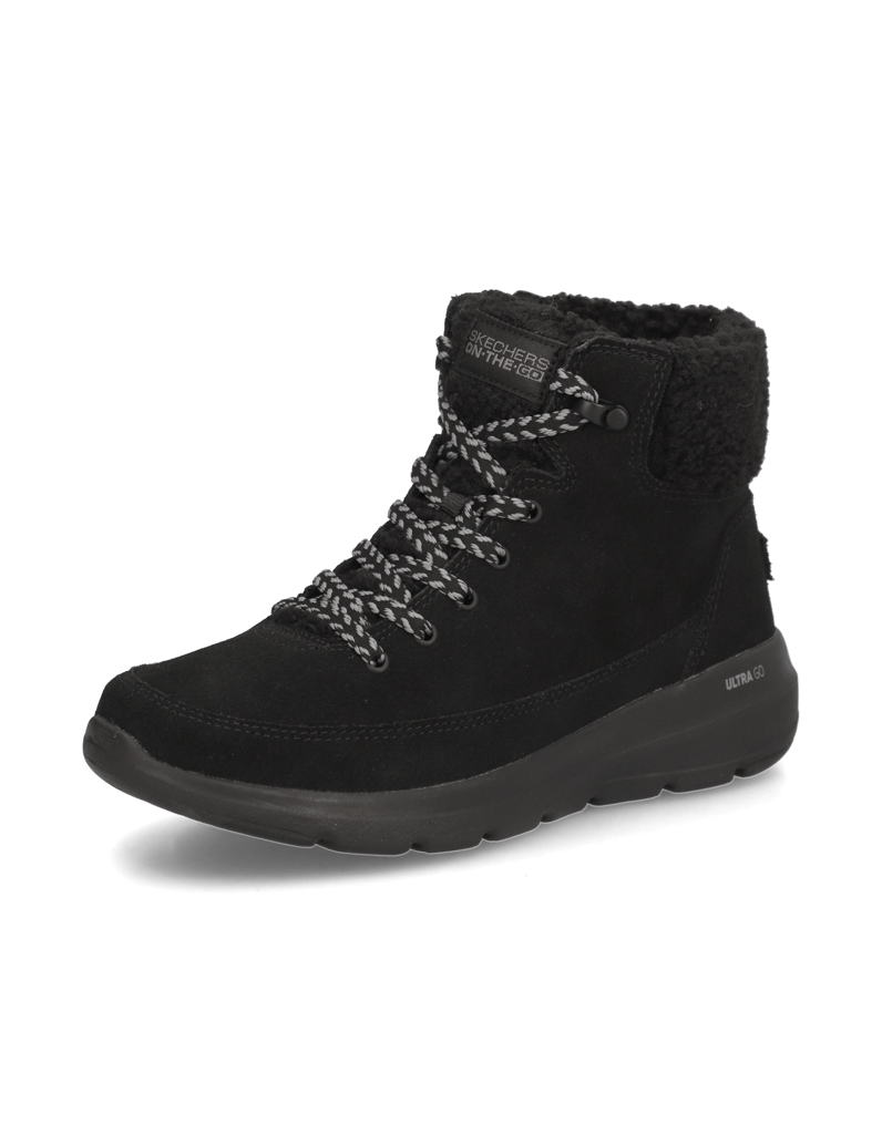 Skechers-šněrovací-kotníčkové-boty-černá