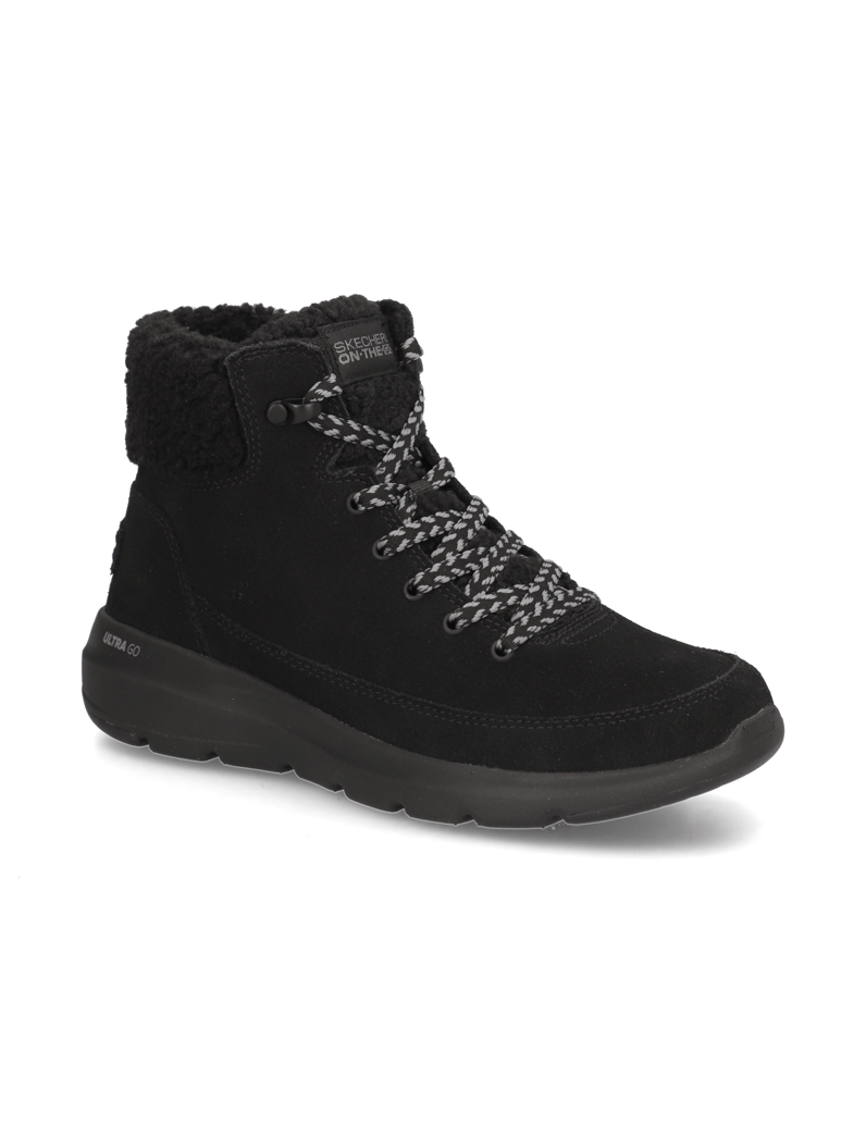 Skechers-šněrovací-kotníčkové-boty-černá