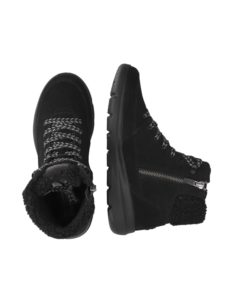 Skechers-šněrovací-kotníčkové-boty-černá
