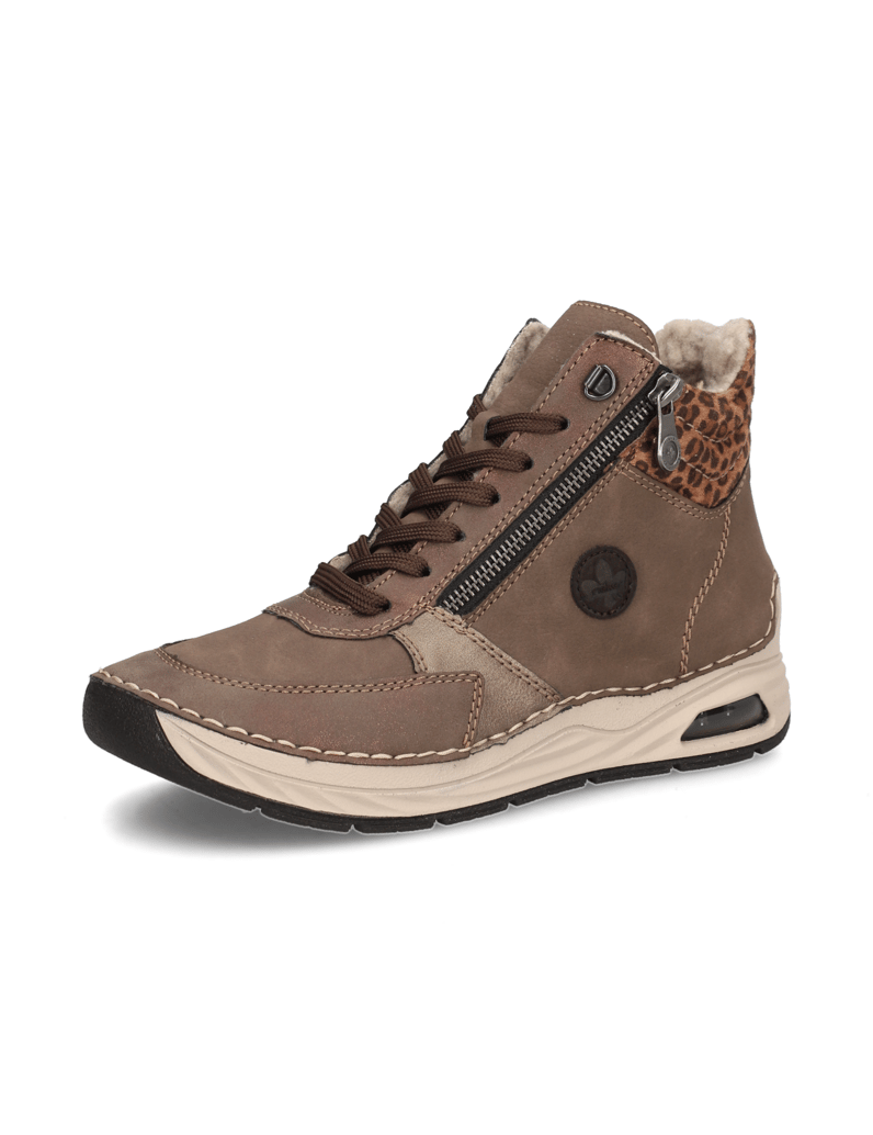 Rieker-šněrovací-kotníčkové-boty-hnědá