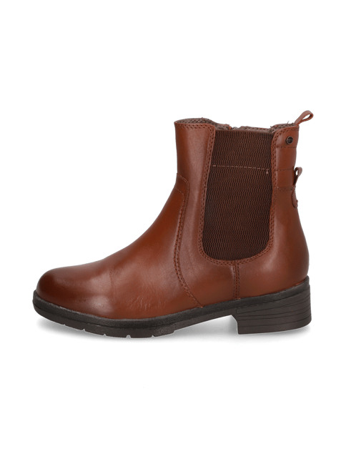 

Glattleder Chelsea Boot, Hnedá