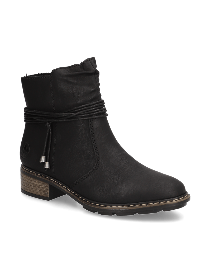Rieker-Stiefelette-schwarz