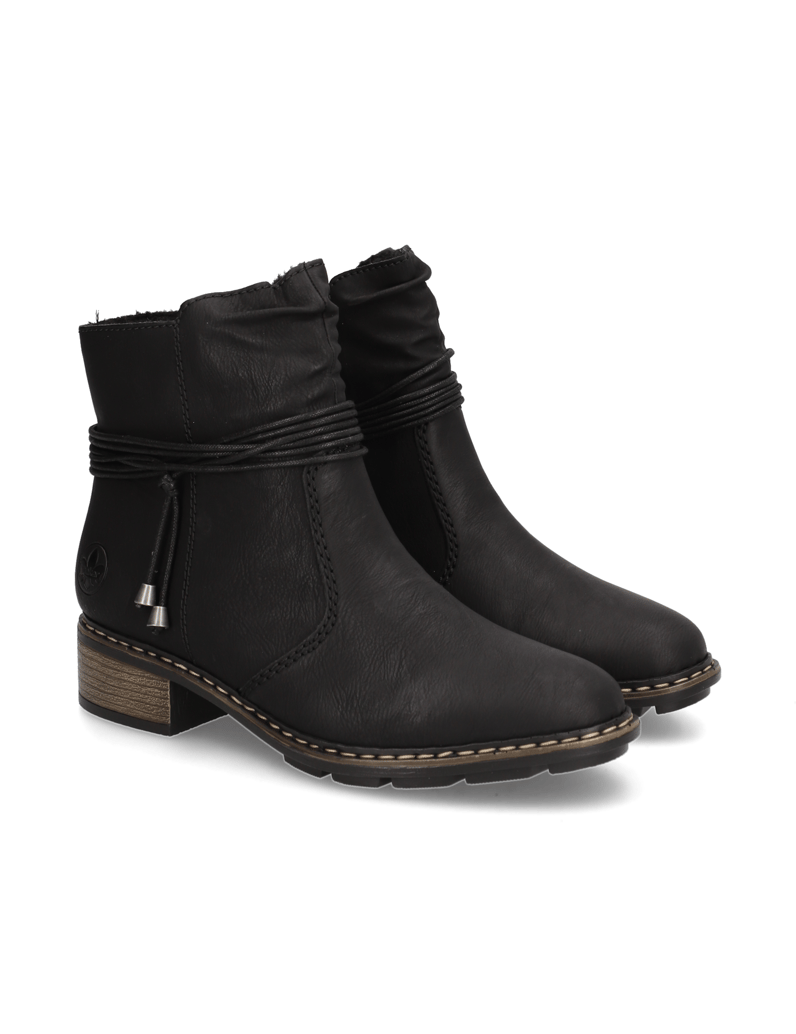 Rieker-Stiefelette-schwarz