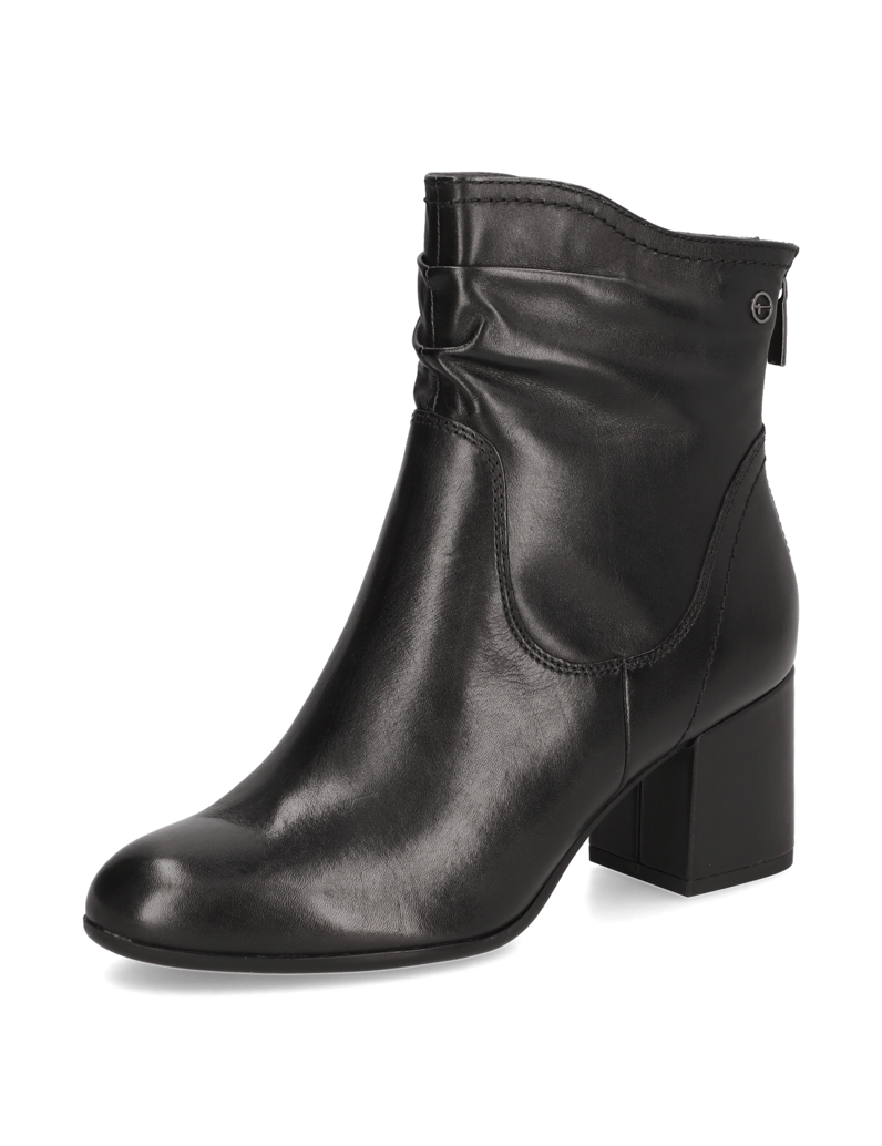 TAMARIS-Comfort-hladká-koža-čižmičky-béžová