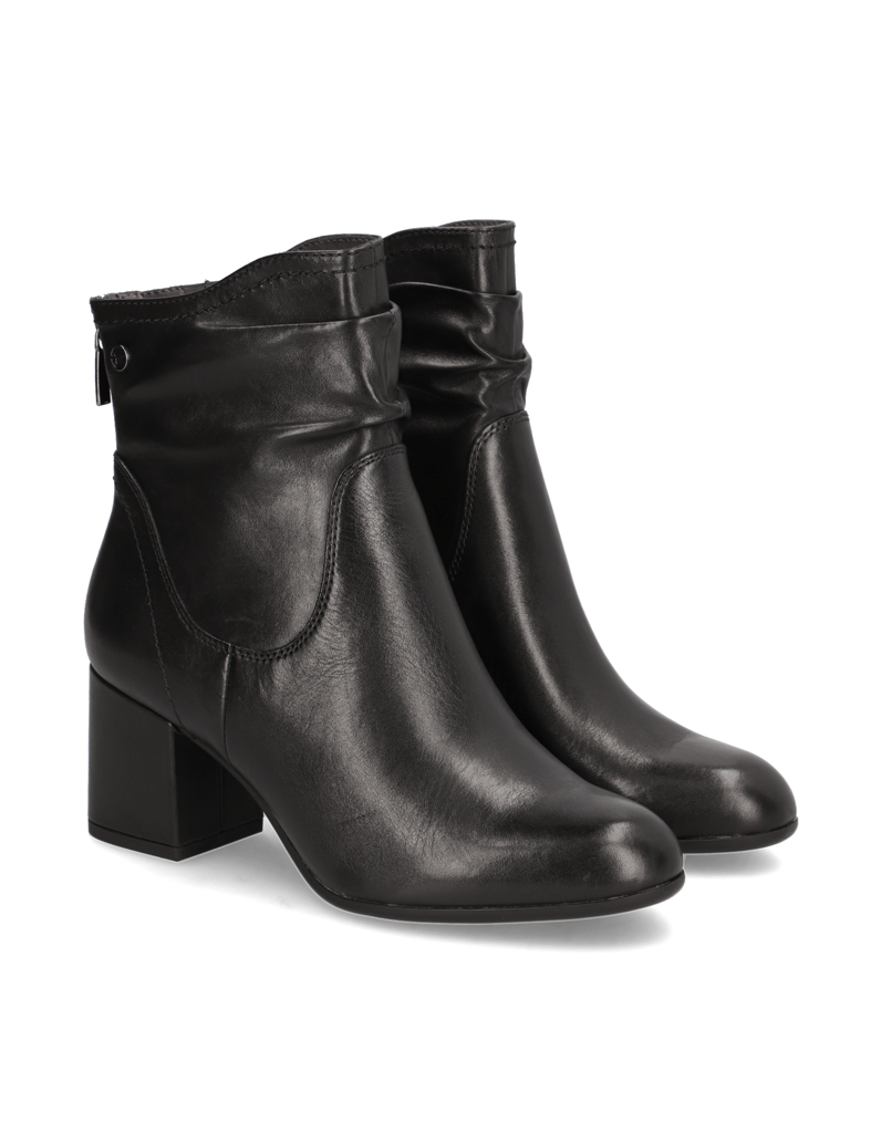 TAMARIS-Comfort-hladká-koža-čižmičky-béžová