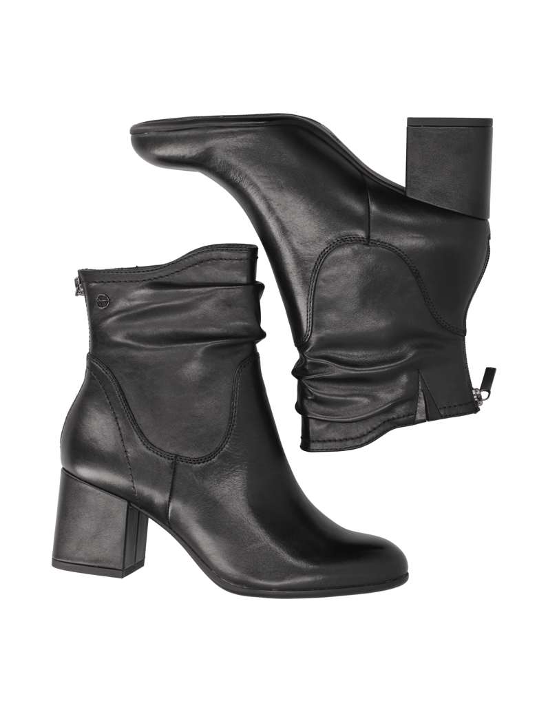 TAMARIS-Comfort-hladká-koža-čižmičky-béžová