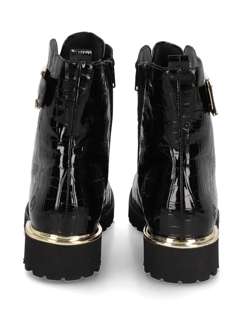 Remonte-snurovacie-čižmičky-čierna