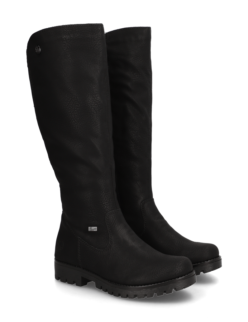 Rieker-kozačky-černá