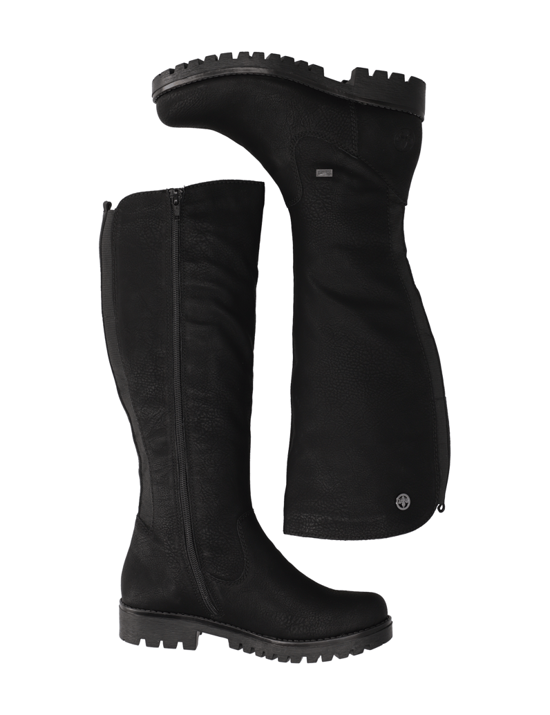 Rieker-kozačky-černá