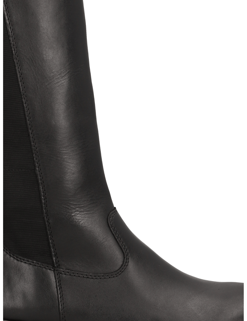 Rieker-gladko-usnje-škornji-črna