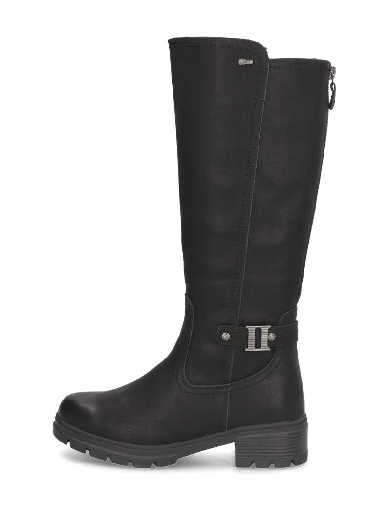 RELIFE-Lederimitat-Stiefel-schwarz