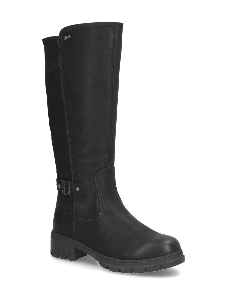 RELIFE-Lederimitat-Stiefel-schwarz