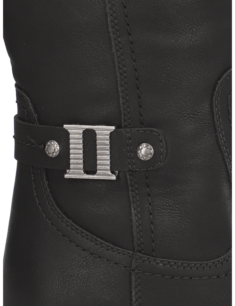 RELIFE-Lederimitat-Stiefel-schwarz