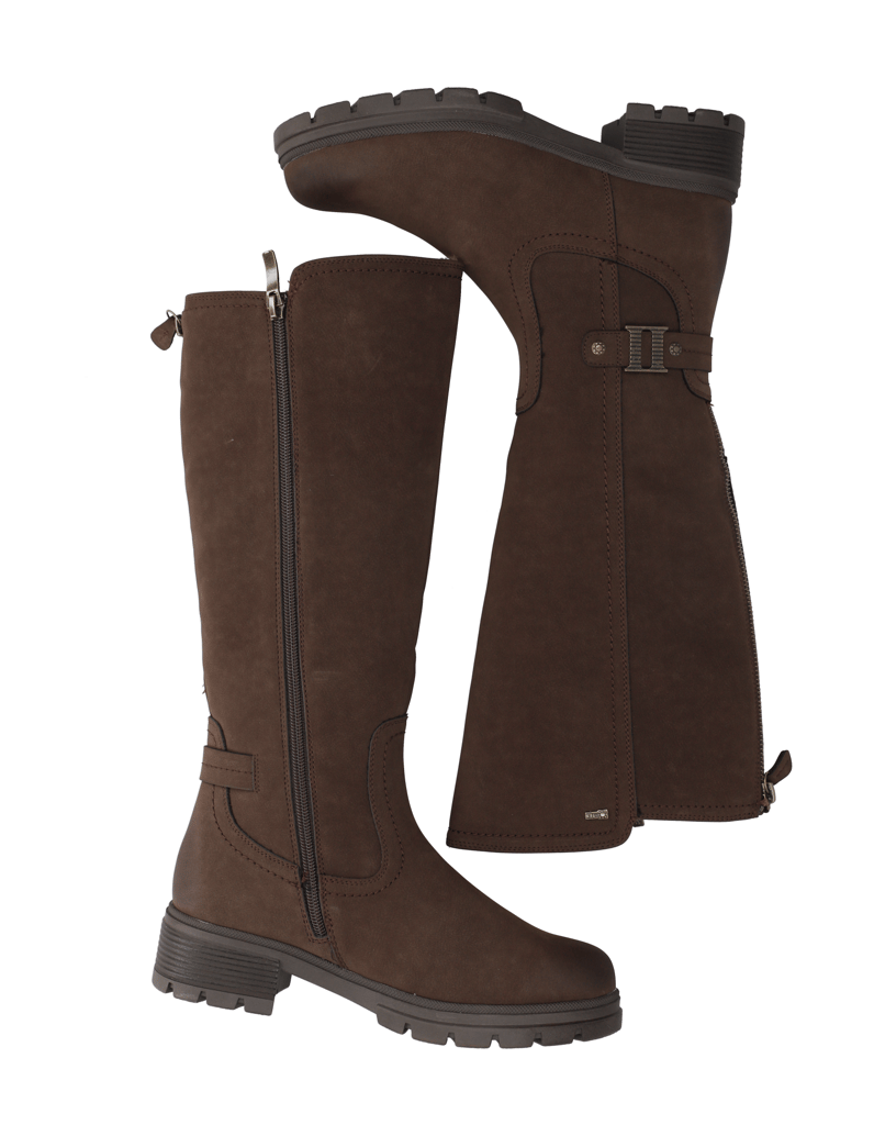 RELIFE-Lederimitat-Stiefel-schwarz