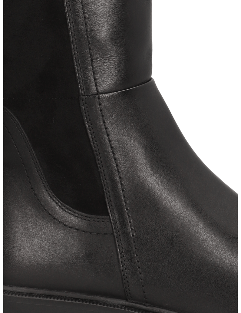 DELKA-kombinace-kůže-kozačky-černá