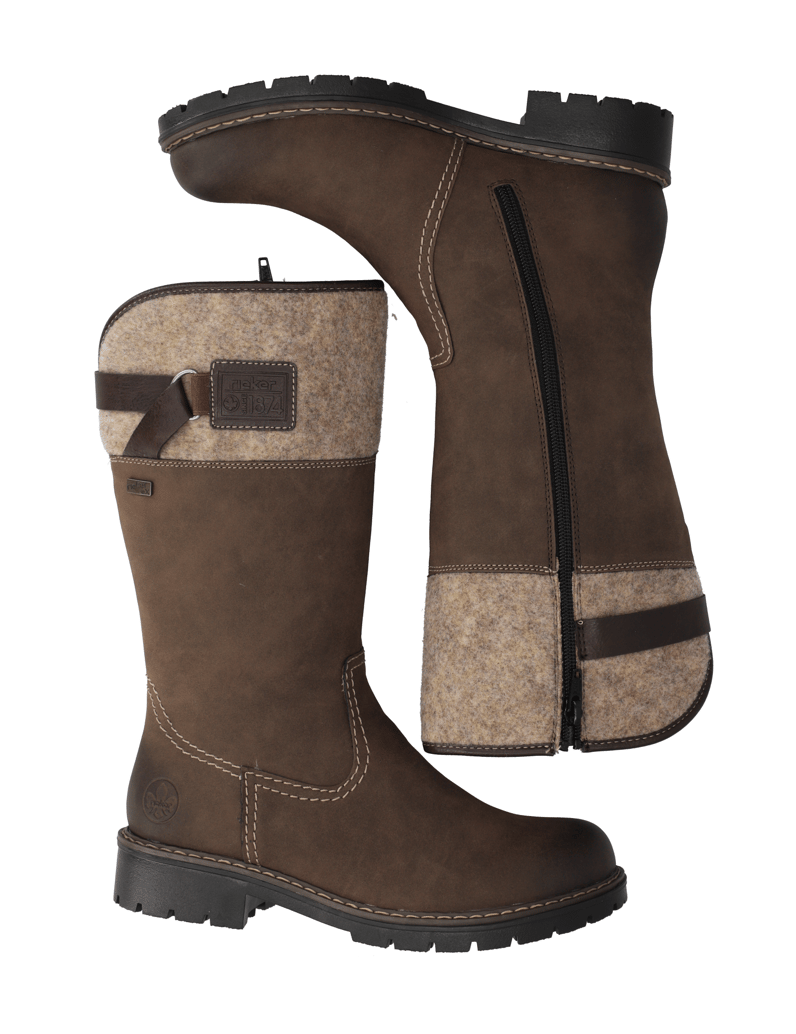 Rieker-Stiefel-grau