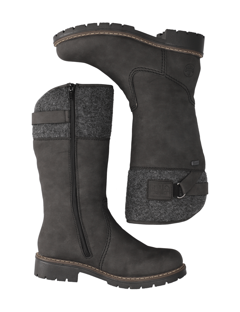 Rieker-Stiefel-grau