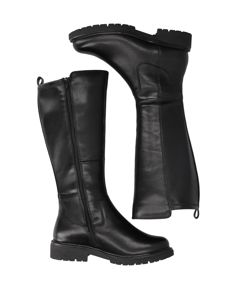 DELKA-kozačky-černá