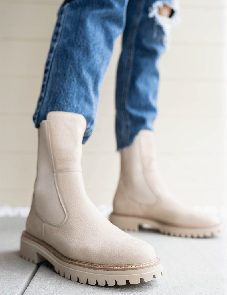 PAUL-GREEN-Nubukleder-Chelsea-Boot