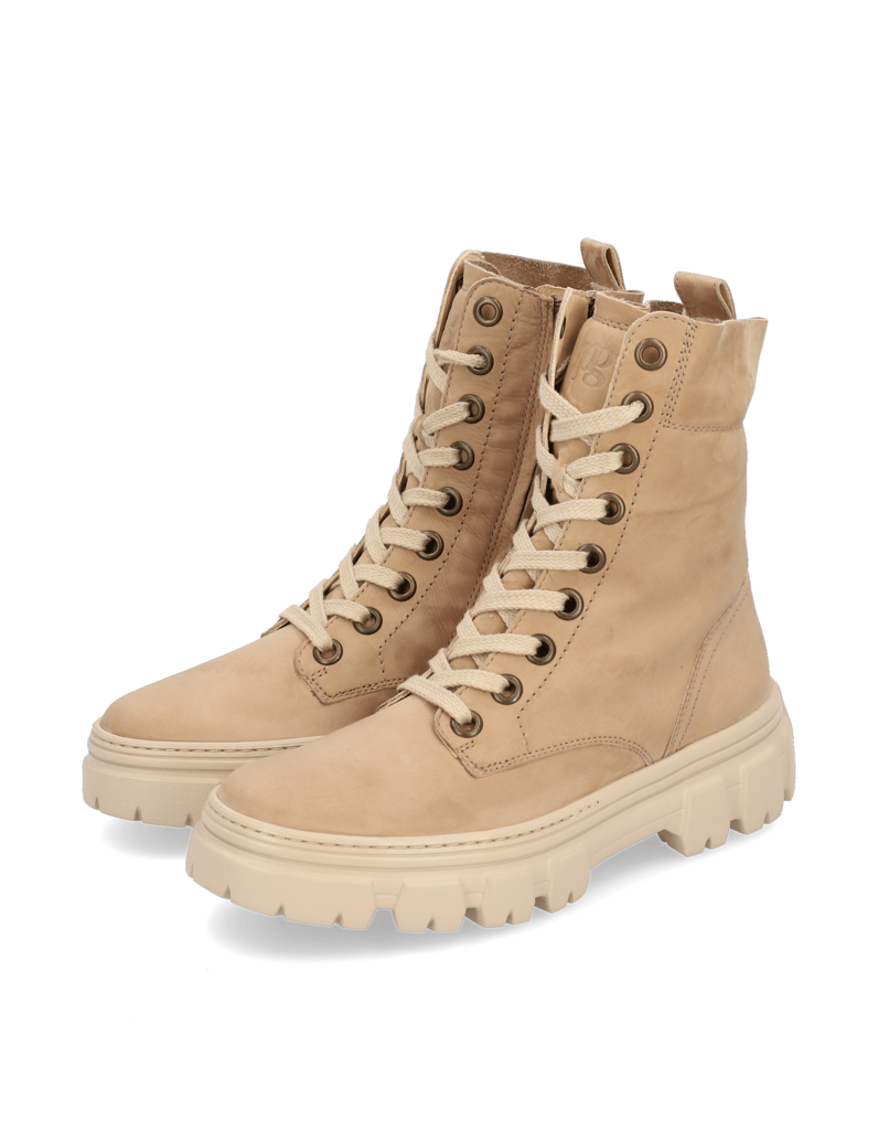 PAUL-GREEN-Nubukleder-Schnürboot