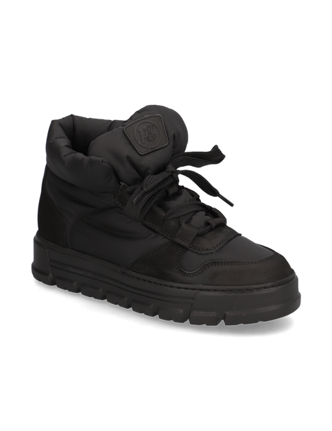 

Textil Sneaker Mid Cut, Čierna