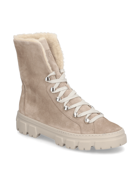 

Veloursleder Schnürboot, Šedá