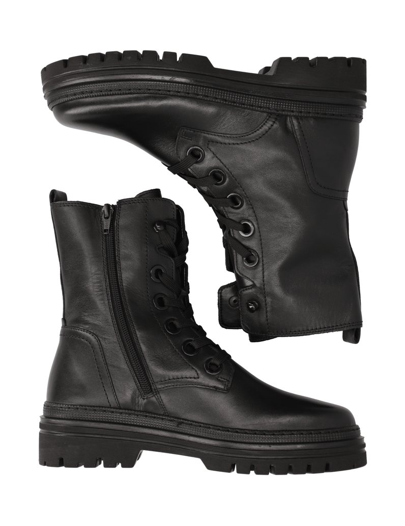 Gabor-Glattleder-Schnürboot-schwarz