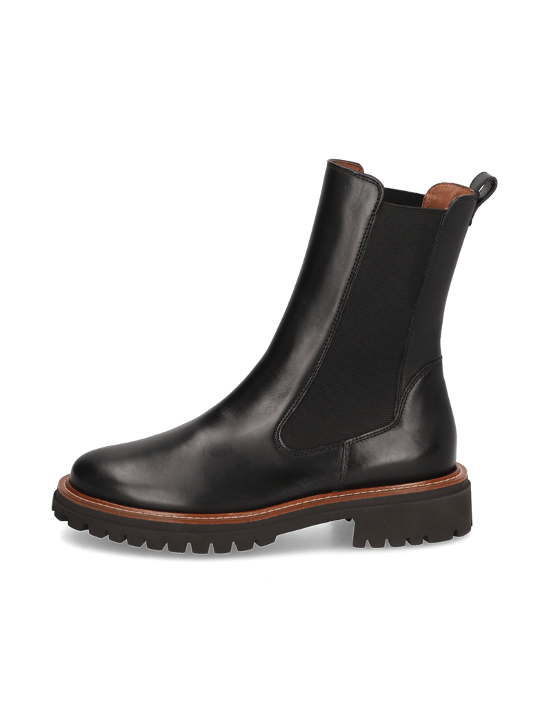 PAUL-GREEN-Glattleder-Chelsea-Boot-schwarz