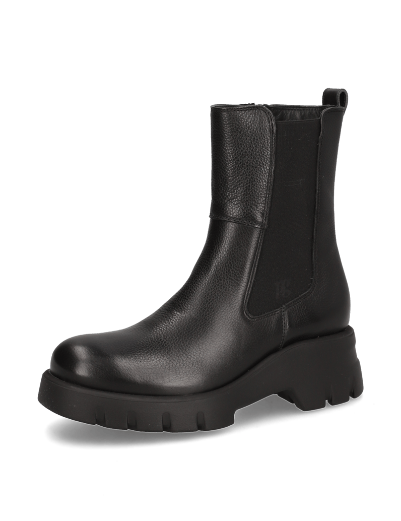 PAUL-GREEN-Glattleder-Chelsea-Boot-schwarz
