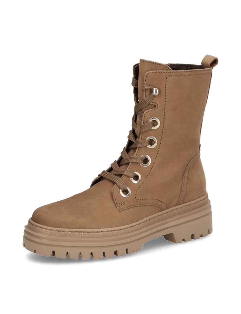 Gabor-Nubukleder-Schnürboot-beige