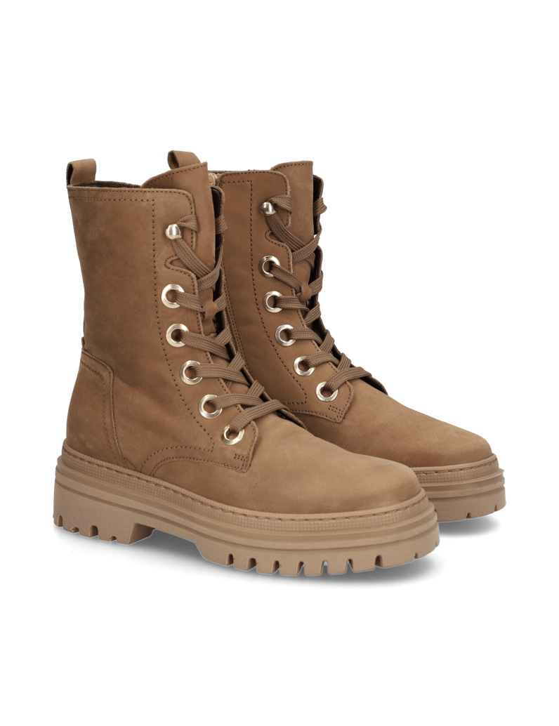 Gabor-Nubukleder-Schnürboot-beige