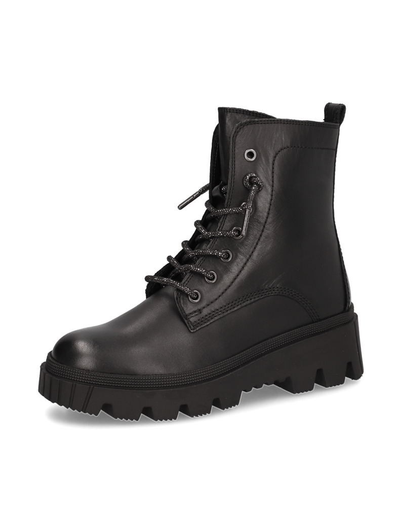 Gabor-Glattleder-Schnürboot-schwarz