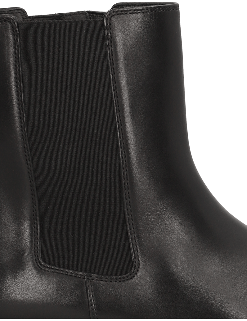 Högl-gladko-usnje-Chelsea-gležnjarji-črna